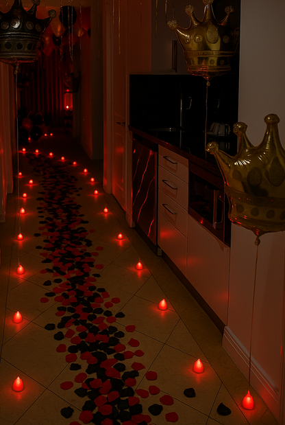 Valentine’s Day & Birthday Hotel Room Decoration Setup | Balloon, Rose & Luxury Decor | Broward County